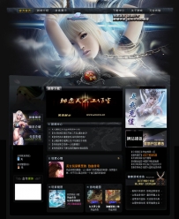 精美动态网站模板