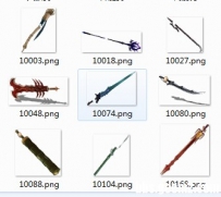GEE武器素材-9件复古高清武器[有外观无内观]