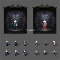 复古时装染色 4个色