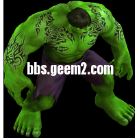 最新怪物素材一套【大、小绿巨人】