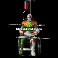 搞笑！轮椅战士素材