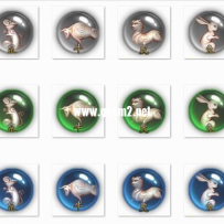 6套漂亮的水晶生肖