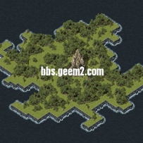 独立荒岛失落园地砖 OBJ TIL 齐全拿去就能用