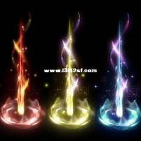 炫美炫酷炫丽光柱一组