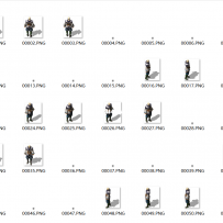 高清布衣与轻盔-重建模