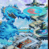天空八卦宫 【高清真彩地图，带小地图】