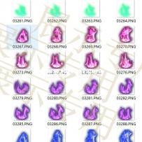 高清动态特殊火苗-异火-PNG格式-29组