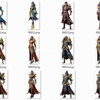 56套高清衣服+30套高清武器全新高清提取