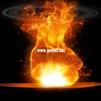 自己新做了一个技能，PS技术不行只能到这了（天堂之拳）