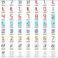 各种PNG高清数字！