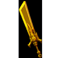 复古黄金武器一把，小武器   复古黄金武器一把