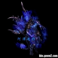 独家首发龙鳞黑蓝色特效BOSS