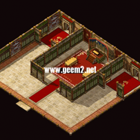 传奇飞天城皇宫城主府素材！