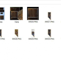 【可视化仓库】复古可视化仓库UI素材，包含按钮PSD