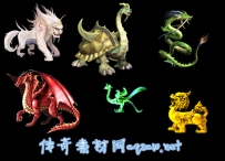 护符类素材圣兽一套