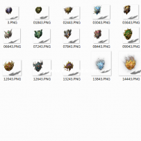 28组盾牌，动态内观带外观