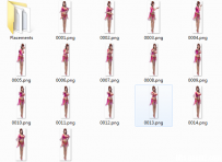 动态3D美女NPC（2种动态）