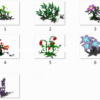 发几套采集类的植物NPC，淘宝买的。