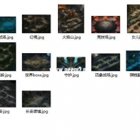 西游题材2.5D 27张 259MB  地图原图，希望大神们制作出牛逼地图！
