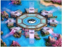 新鲜出炉真彩地图-------乾坤阵法图（完美封边）