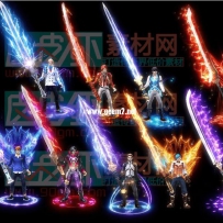 客户定制9套剑甲带首饰