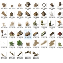 哈哈哈 一些高清地图物件