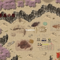 GEE首发,纯血统地砖地图-史前遗迹