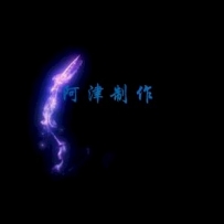 紫色飞剑特效素材