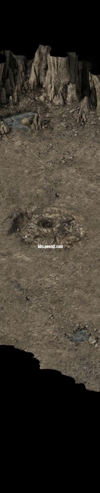 蜈蚣洞地图三张一套真彩地图有封边小地图