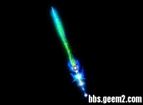 一件复古的发光武器